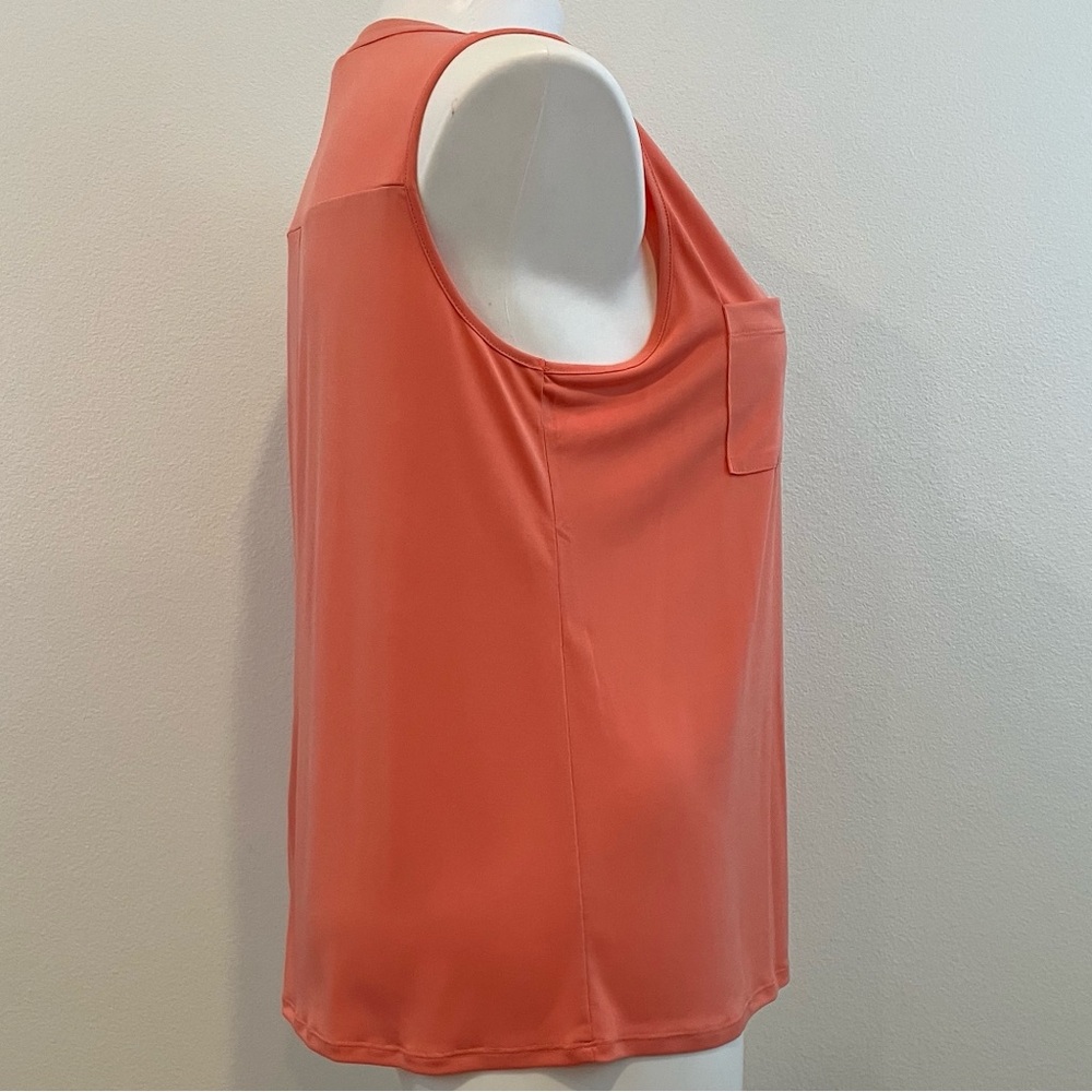 Women's Sleeveless Coral Top - Picture 2 of 6